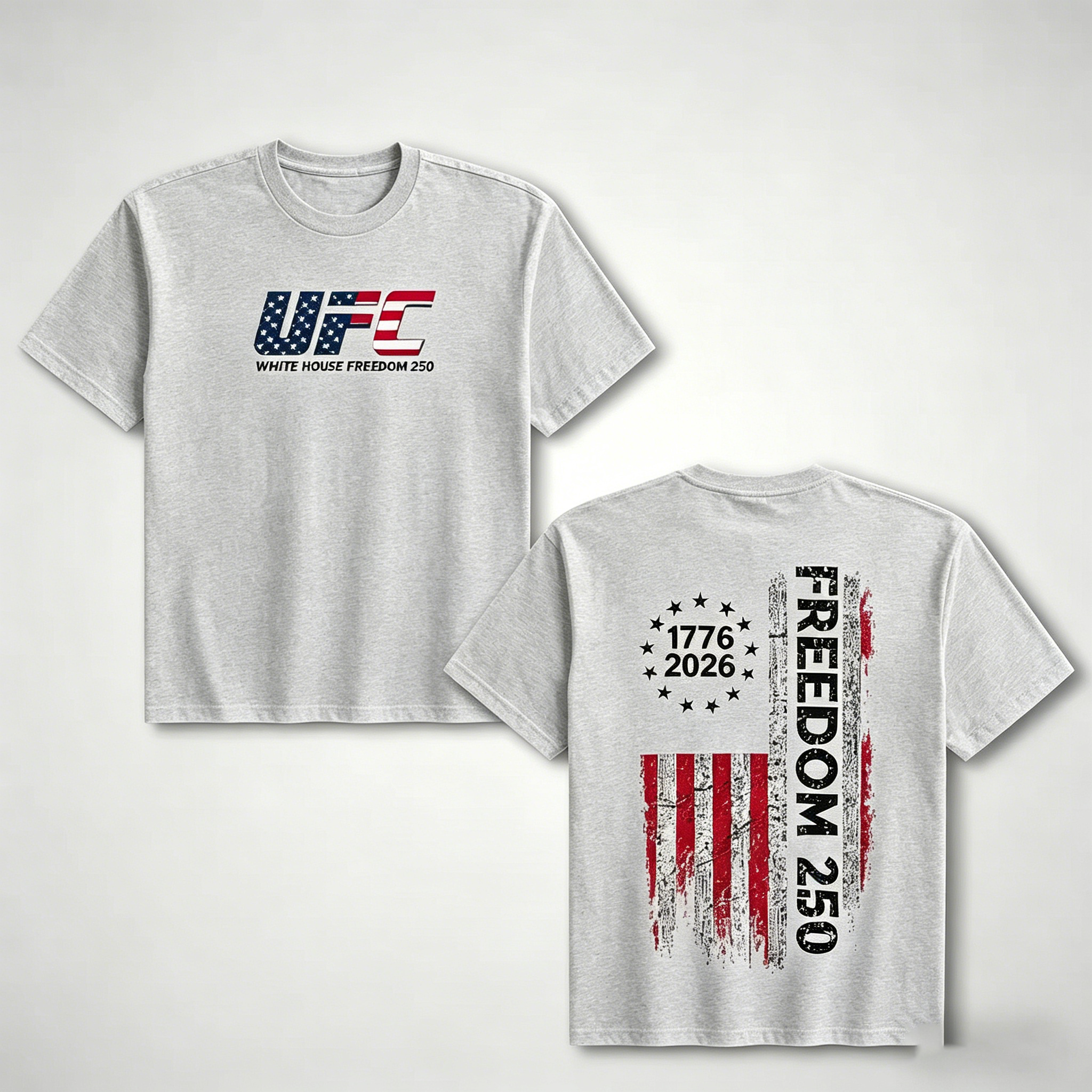 Unisex UFC Freedom 250 Heat-Printed T-shirt