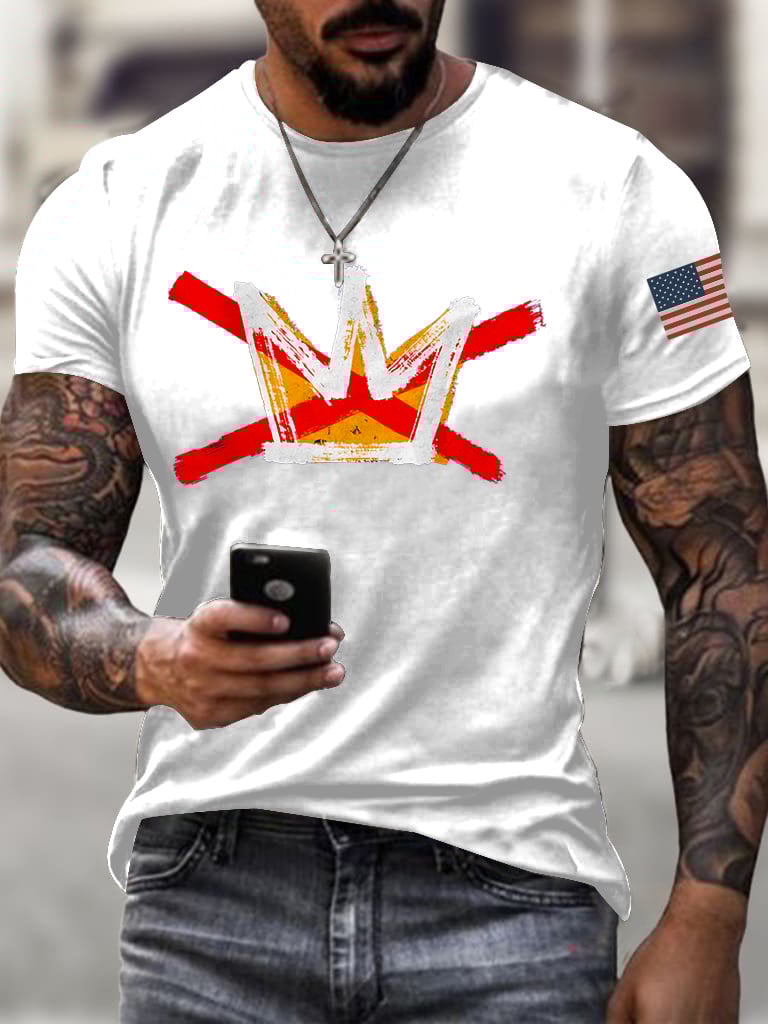 Men's Casual Reject King T-Shirt