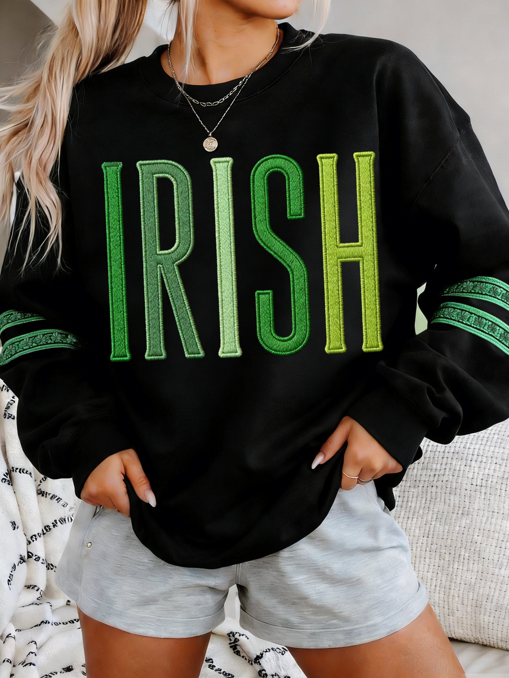 Women's St. Patrick's Day Printed Top