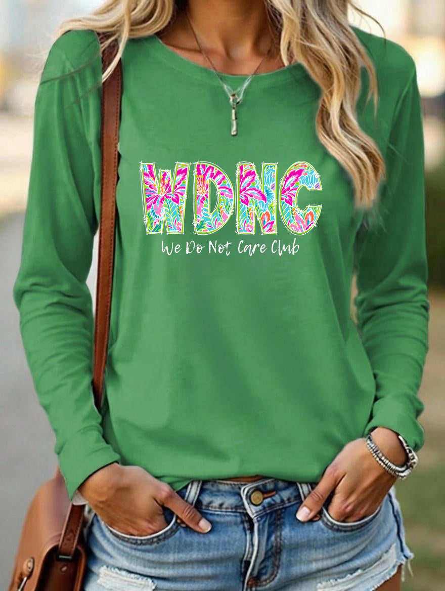 Women's Round neck Retro Funny Proud Member Of Club Menopause Perimenopause Print T-Shirt