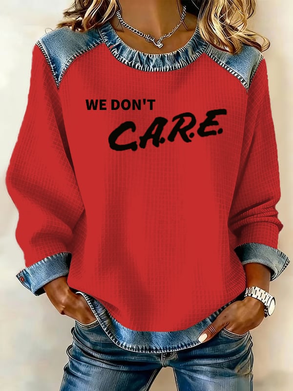 Women's Retro Funny Proud Member Of Club We Do Not Care Menopause Perimenopause Print Sweatshirt