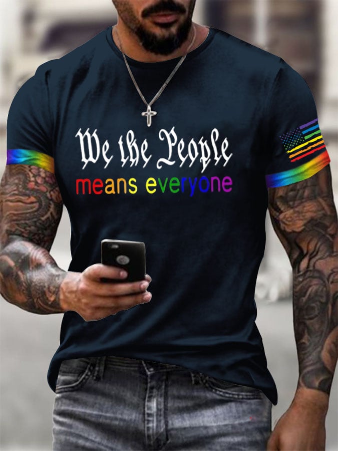 Men's We The People Means Everyone Print T-Shirt
