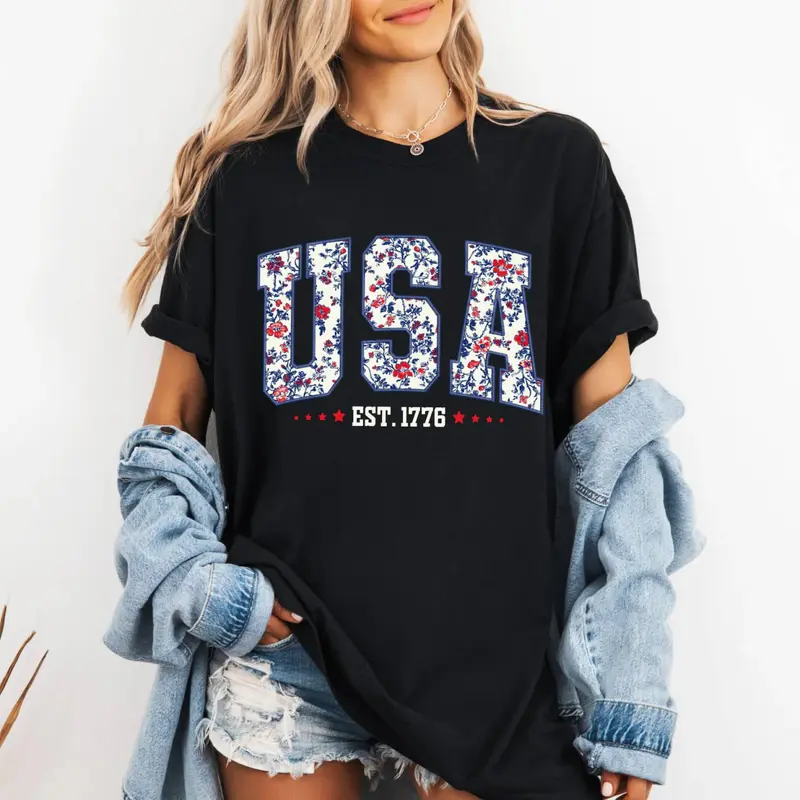 Women's Comfort Colors USA Shirt