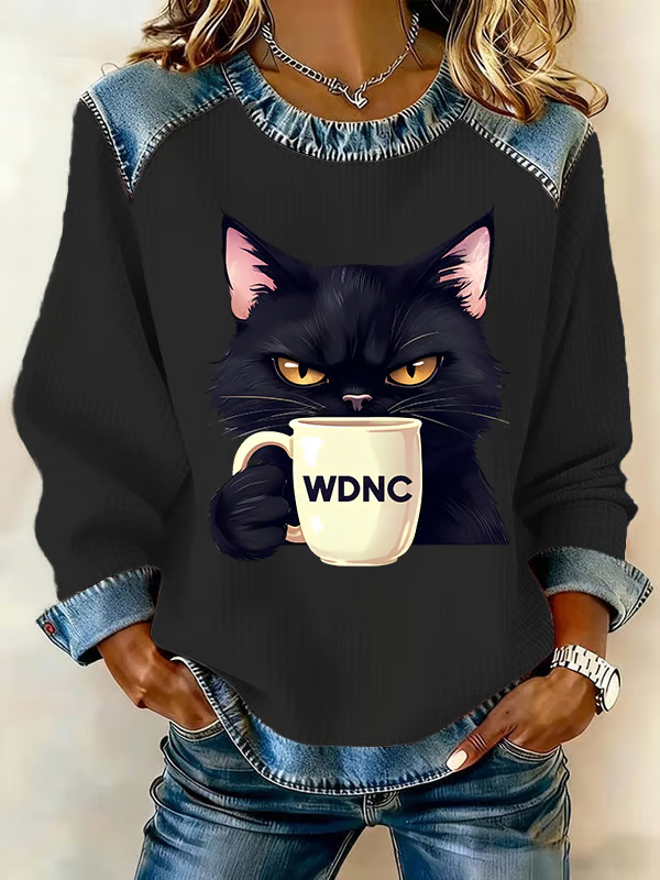 Women's Retro Funny Proud Member Of Club We Do Not Care Menopause Perimenopause Print Sweatshirt