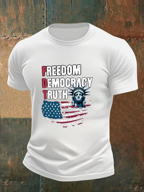 Men's FDT Printed Casual T-Shirt