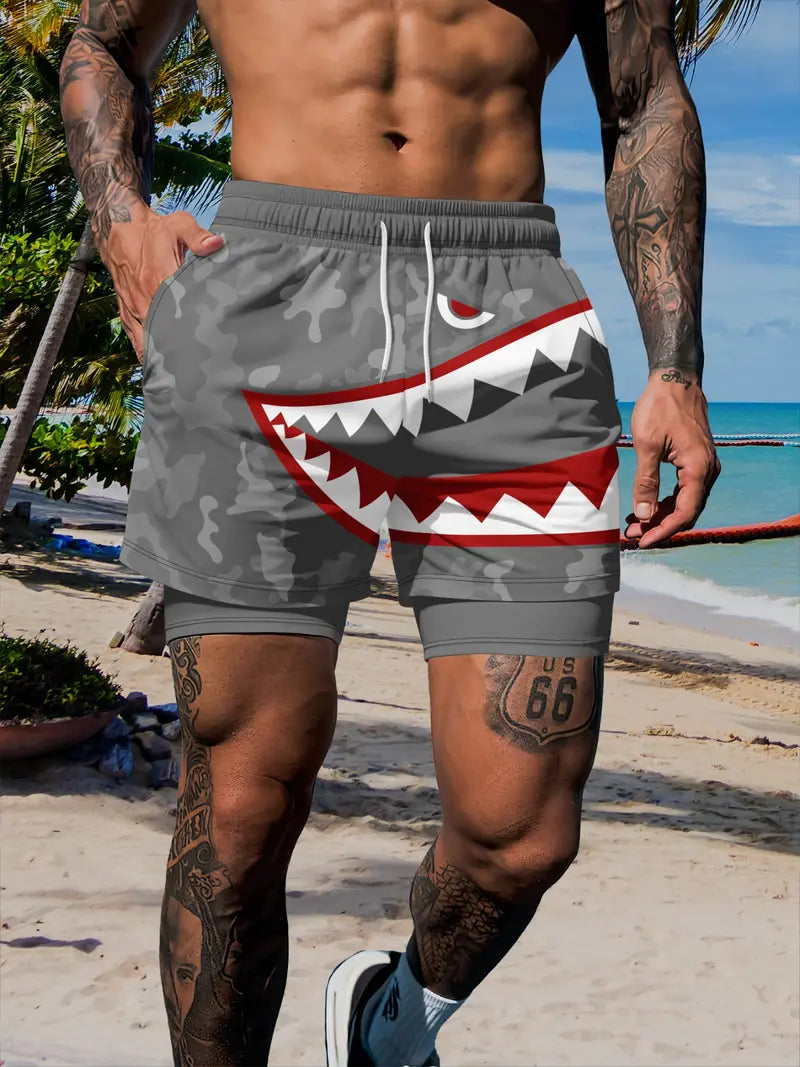 Unisex Summer Quick-Dry Breathable Casual Loose Board shorts