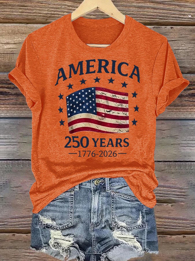 Women's America 250 Print T-Shirt