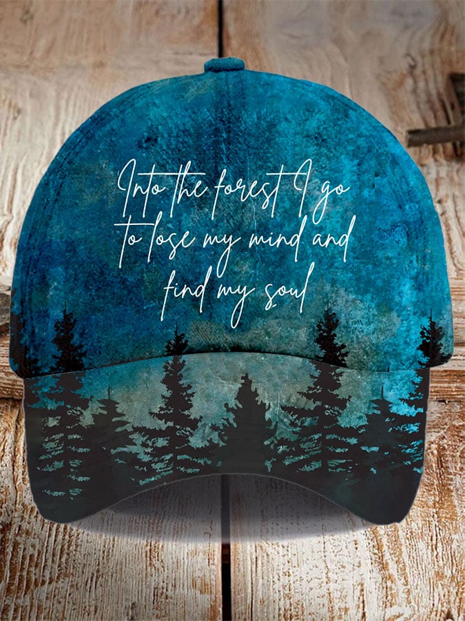 Unisex National Park Print Casual Hat