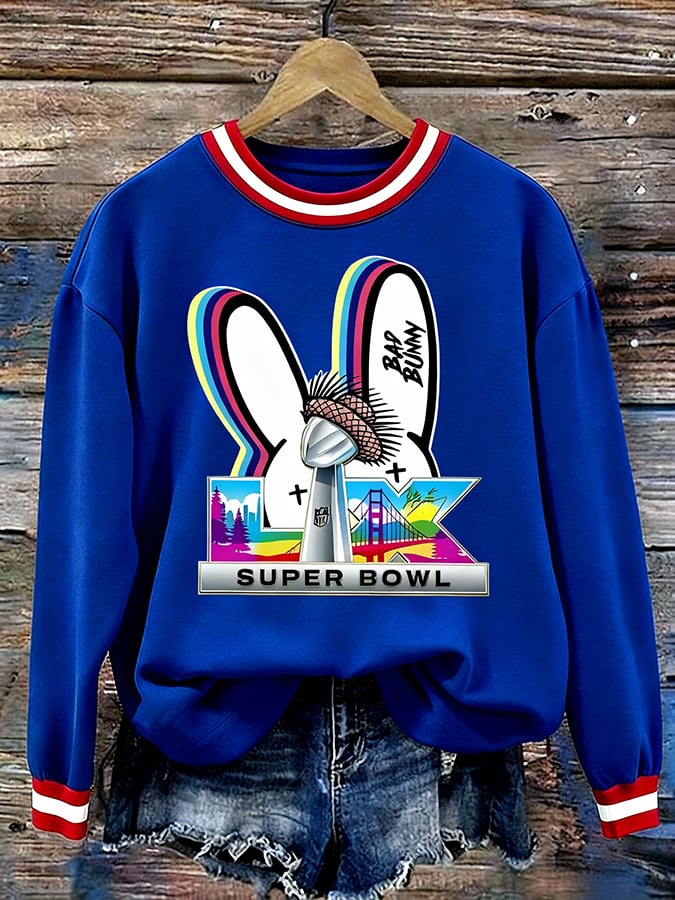 Women's Puerto Rico Print Sweatshirt