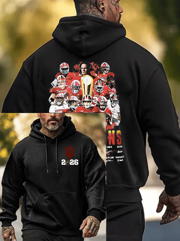 Men's Football Print Hoodies