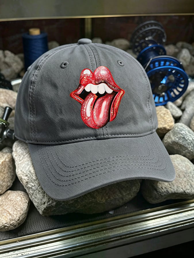Retro In The Stars Print Baseball Cap