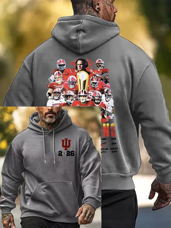 Men's Football Print Hoodies
