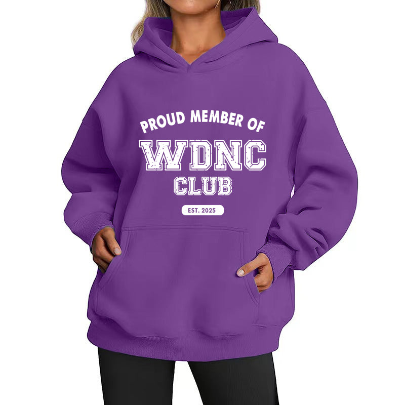 Women's Retro Fun "We Don't Care About Menopause/Perimenopause" Printed Pullover Sweatshirt