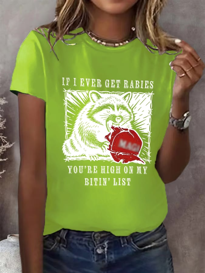 Women's FDT Printed Casual T-Shirt