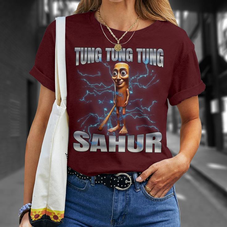 Women's Tung Tung Sahur Cadeau Humoristique T-Shirt