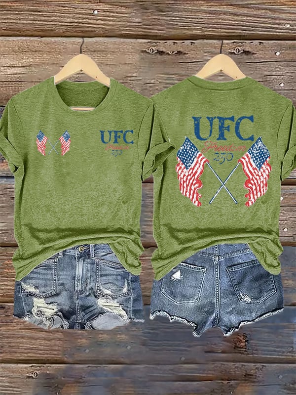 Women's Freedom 250 Flags T-Shirt