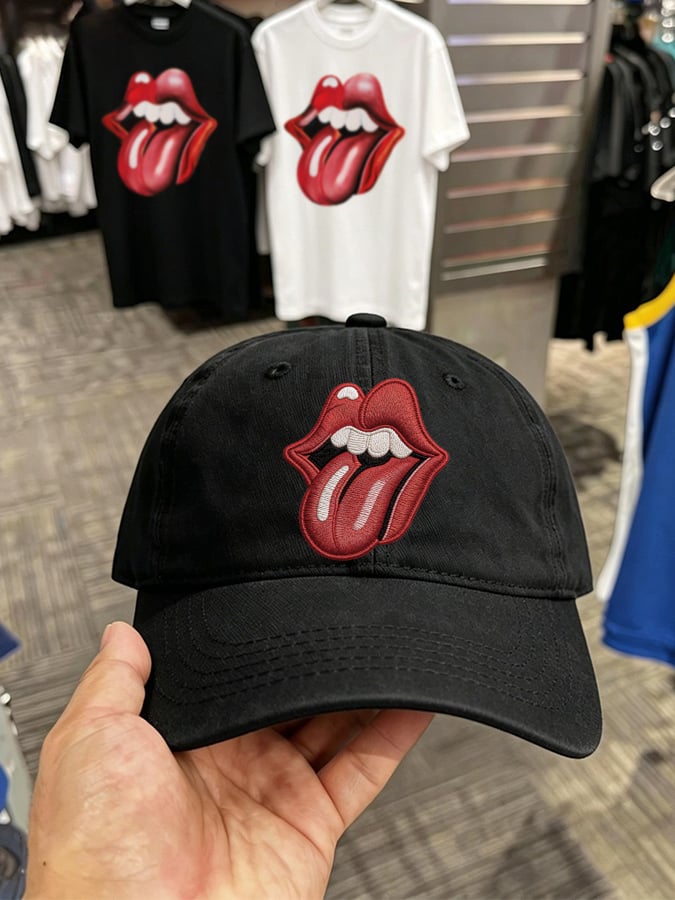 Retro In The Stars Print Baseball Cap