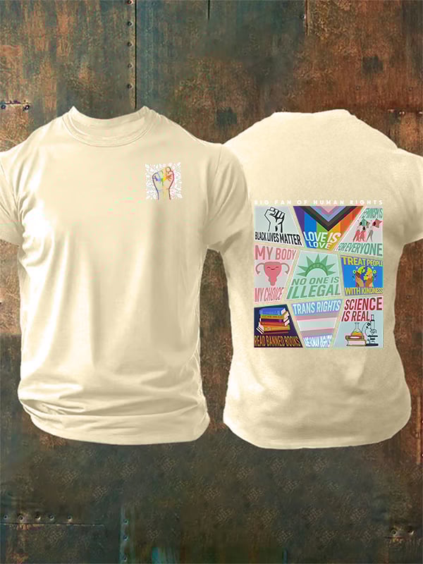 Men's speaks my beliefs Print T-Shirt