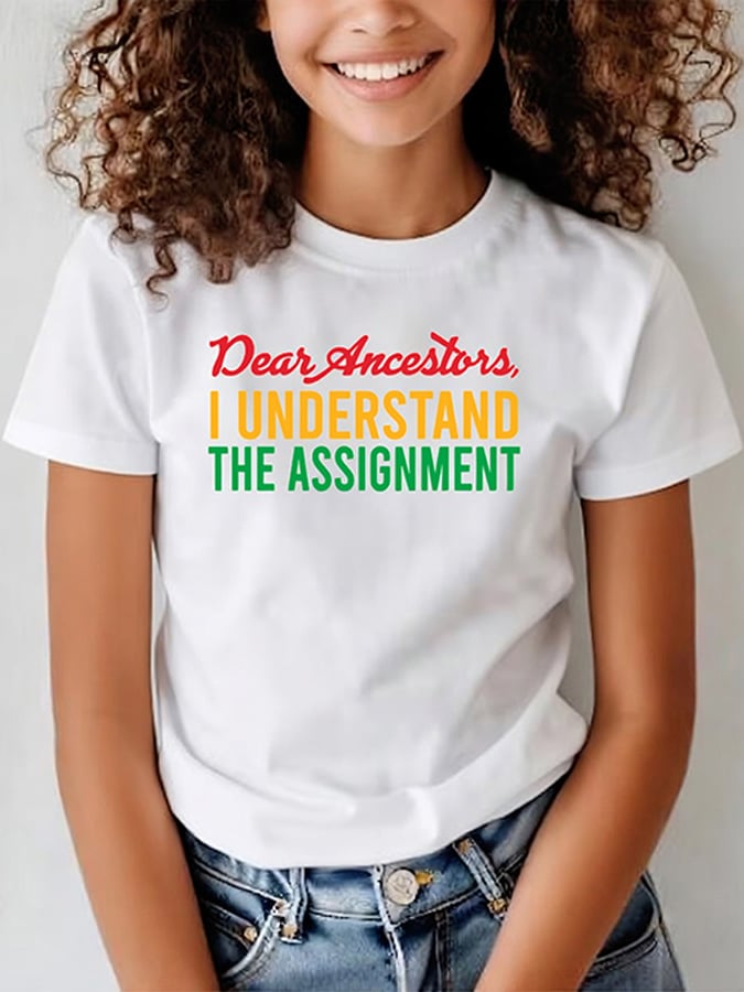 Women's I Understand the Assignment Printed Casual T-Shirt