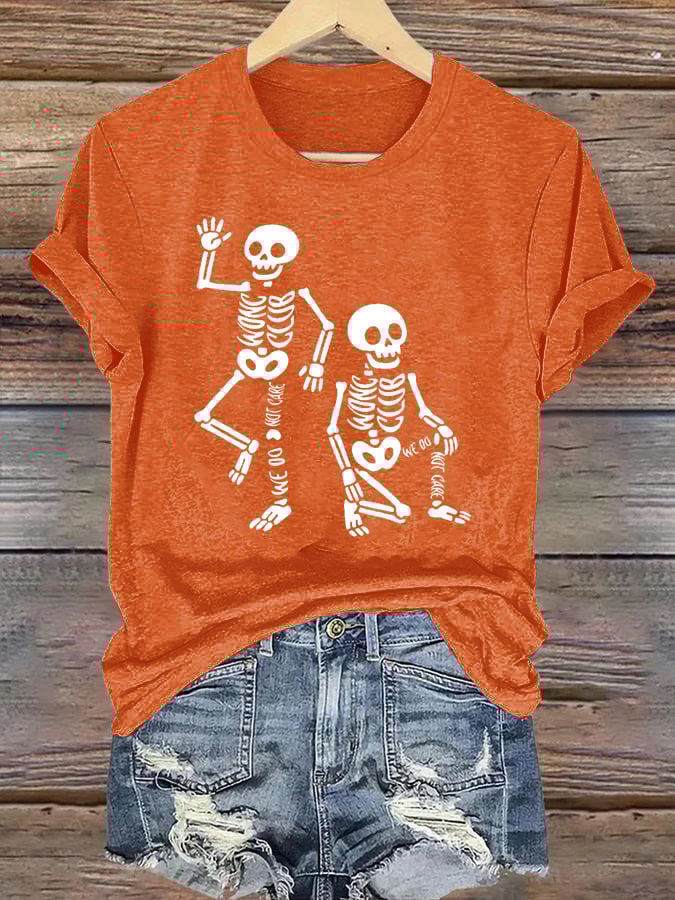 Women's Halloween WDNC Printed Casual T-Shirt