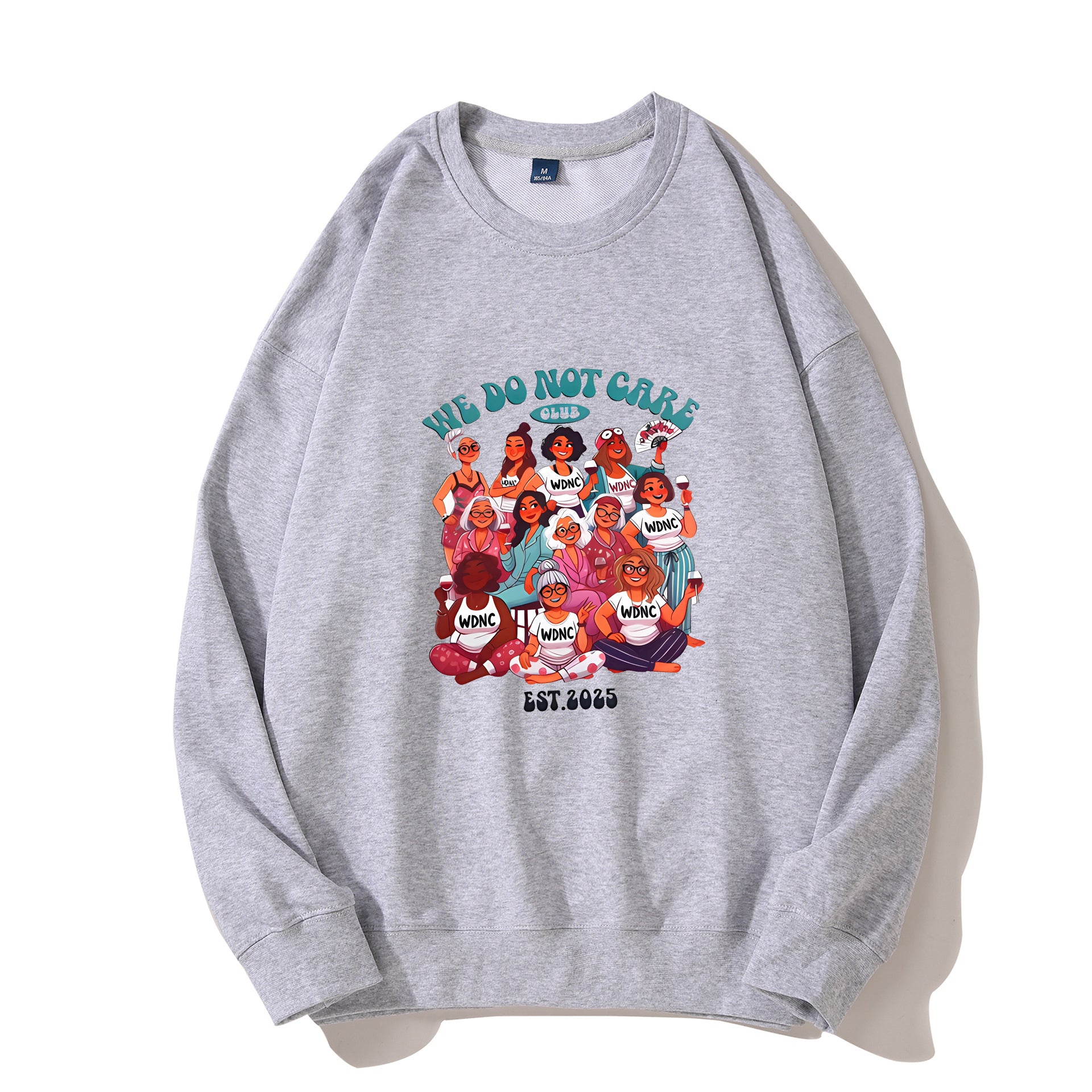 Women's Retro Fun We Don't Care About Menopause/Perimenopause Printed Sweatshirt