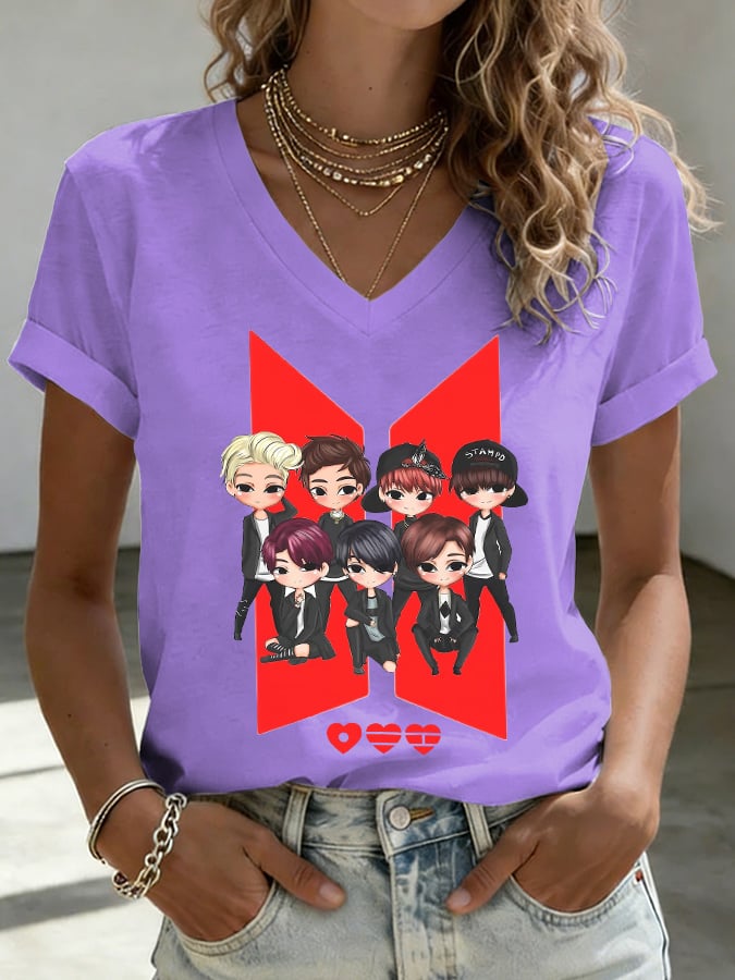 Women's Music Art Print T-shirt