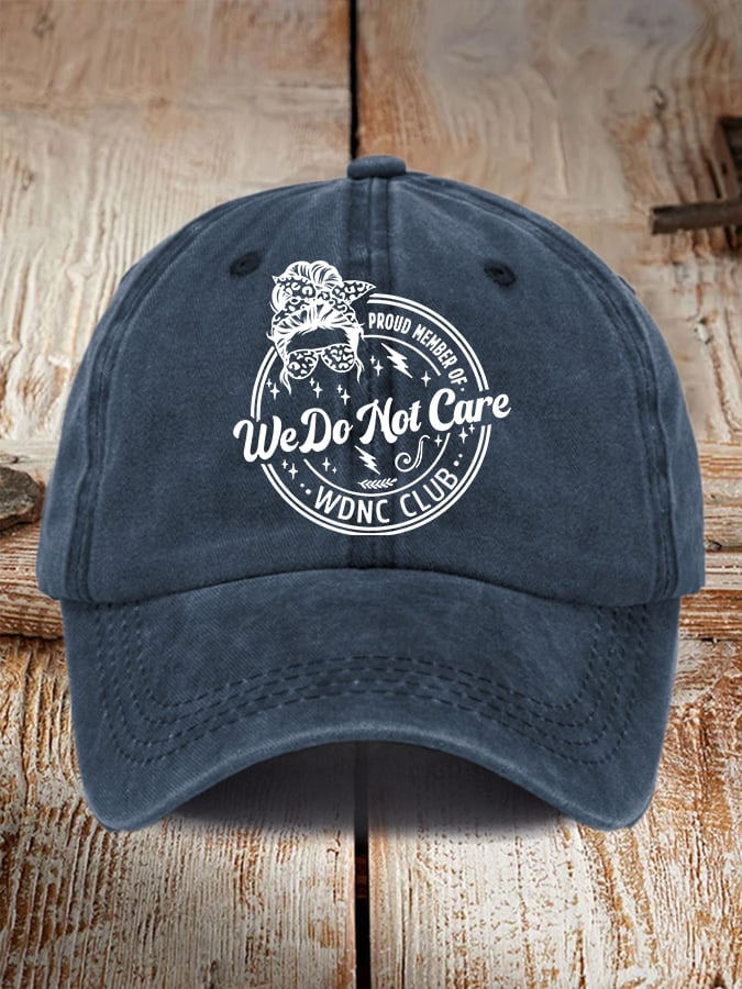 Retro Proud Member Of WDNC Club Menopause Perimenopause Print Baseball Cap