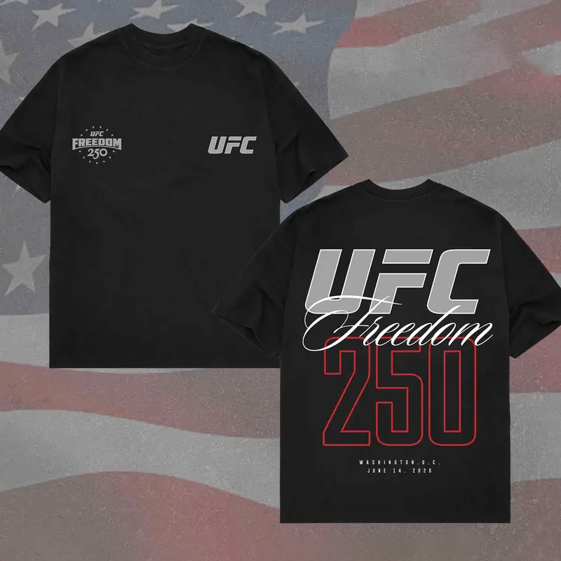 UFC MMA Freedom 250th Anniversary T-Shirt