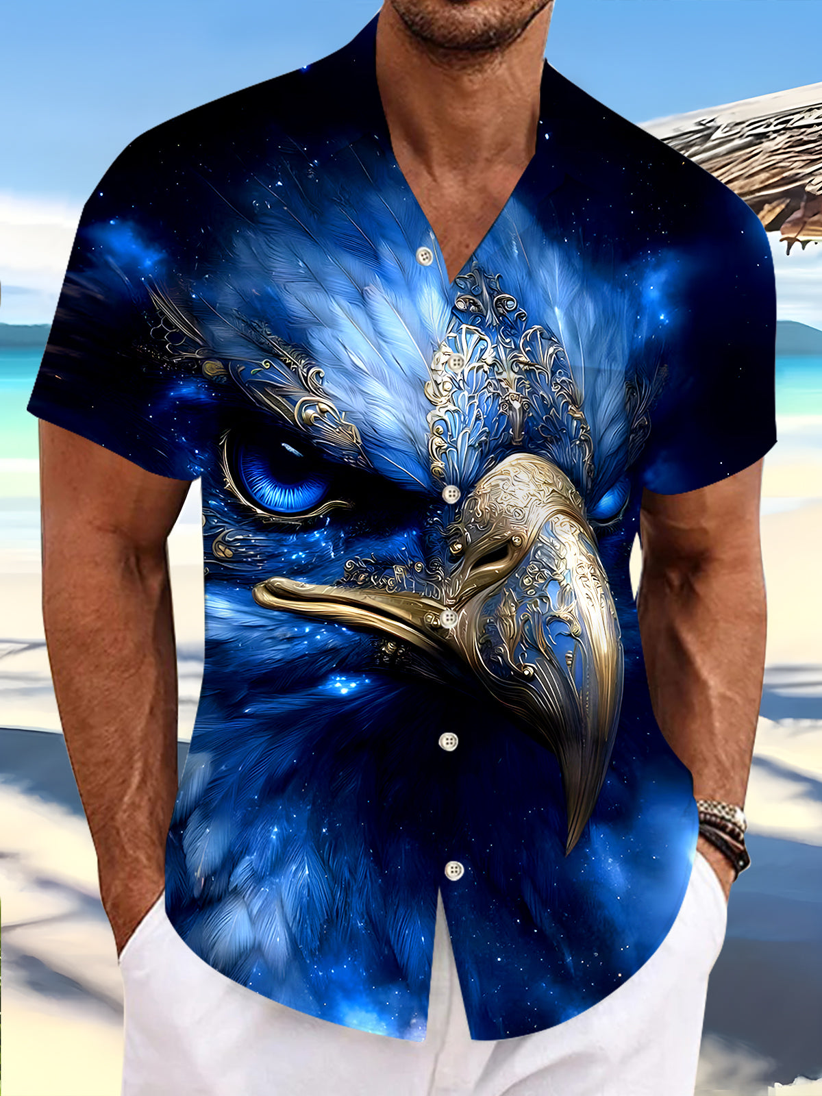 Eagle Men's Pocket Short Sleeve Shirts