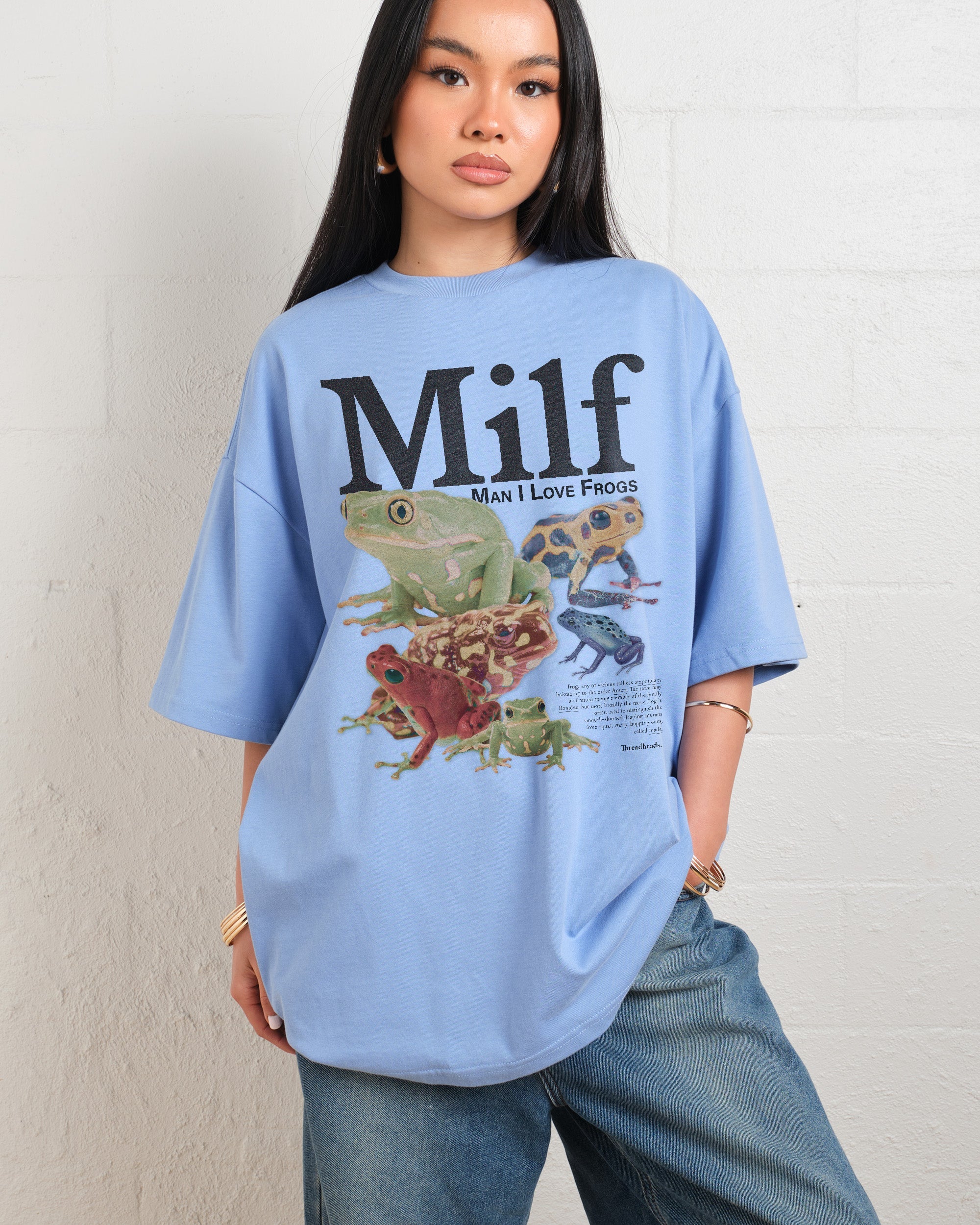 Unisex I Love Frogs Oversized Tee