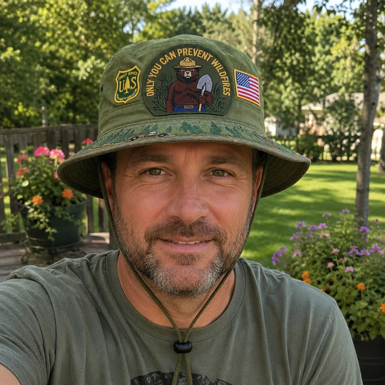 🇺🇸 Last Day Promo: 49% OFF - 🐻USFS Only You Can Prevent Wildfires Boonie Hat🌲