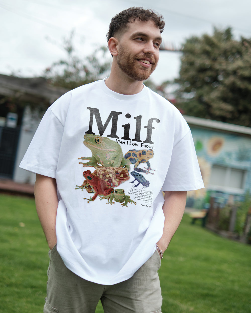Unisex I Love Frogs Oversized Tee