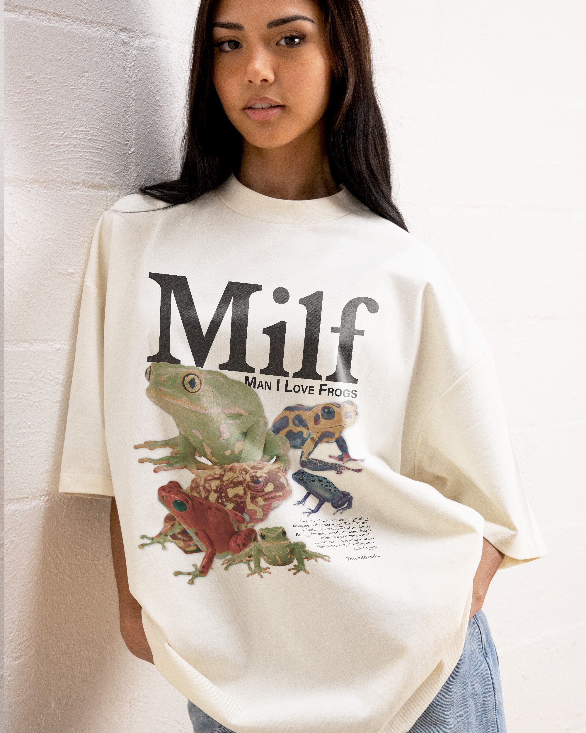 Unisex I Love Frogs Oversized Tee