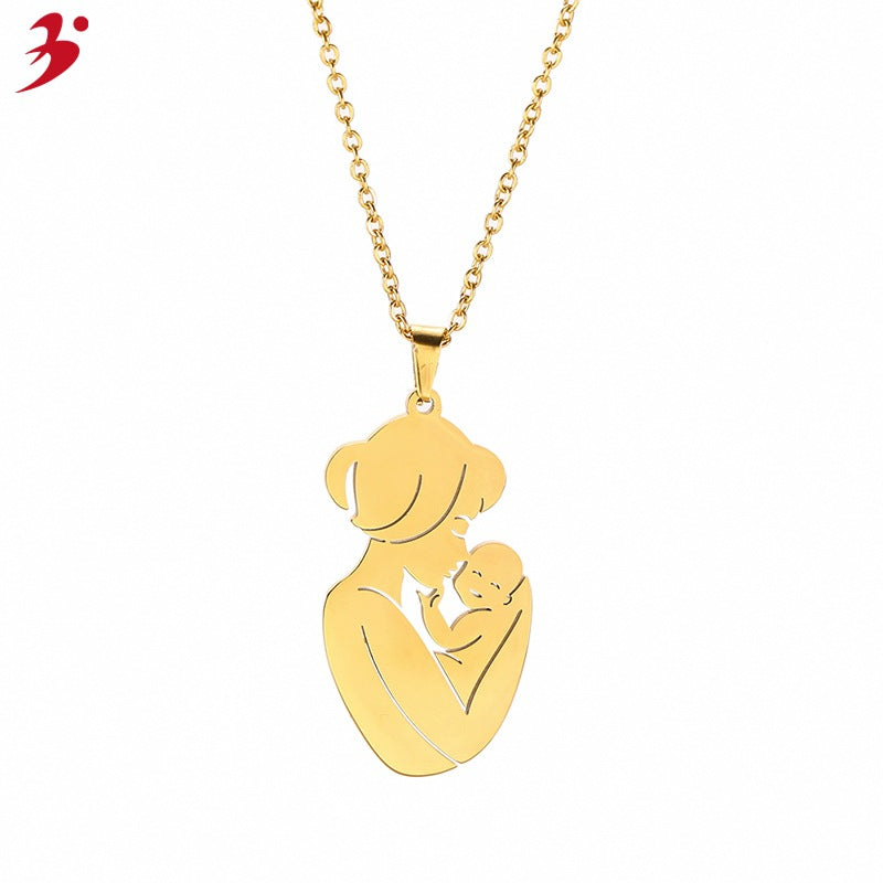 Mother's Day gift 🎁 Mother and baby necklace