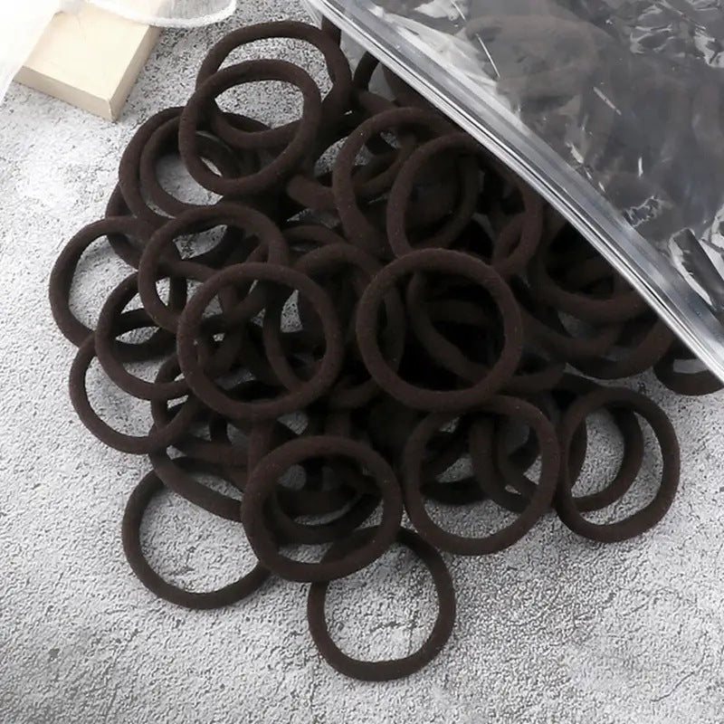 our-color hair ties pack of 25(neutral colors)