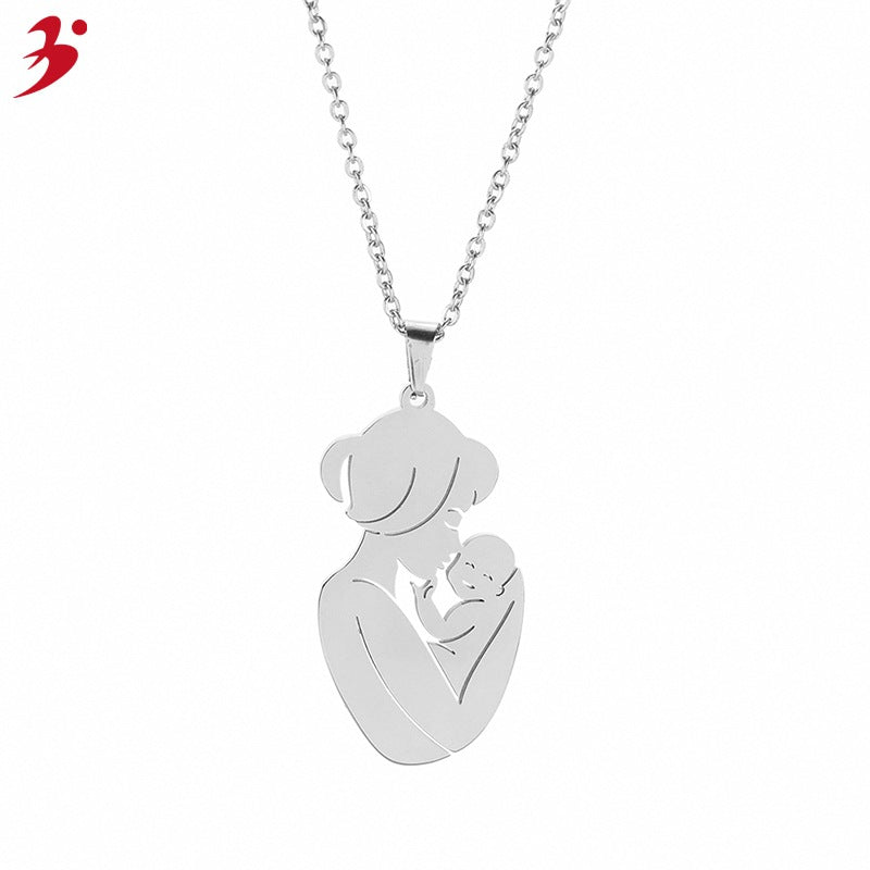 Mother's Day gift 🎁 Mother and baby necklace