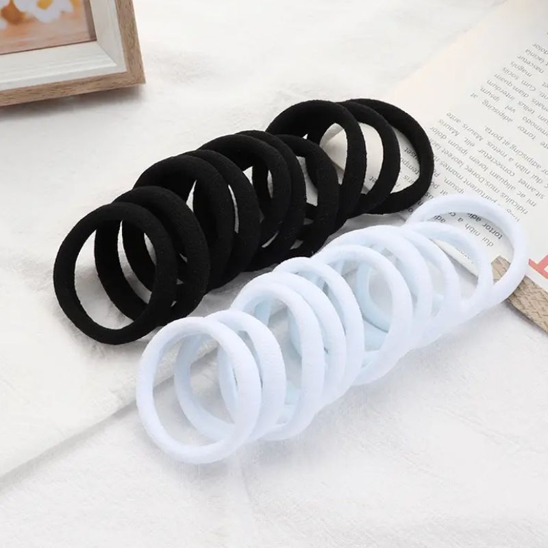 our-color hair ties pack of 25(neutral colors)