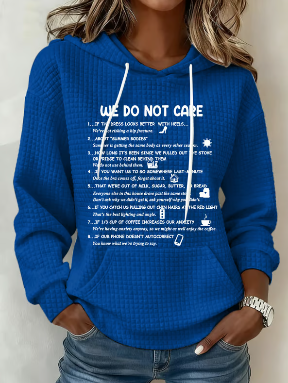 Retro Funny Proud Member Of Club We Do Not Care Menopause Perimenopause Print Sweatshirt
