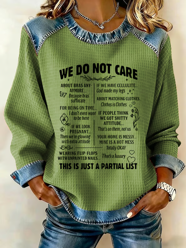 Retro Funny Proud Member Of Club We Do Not Care Menopause Perimenopause Print Sweatshirt