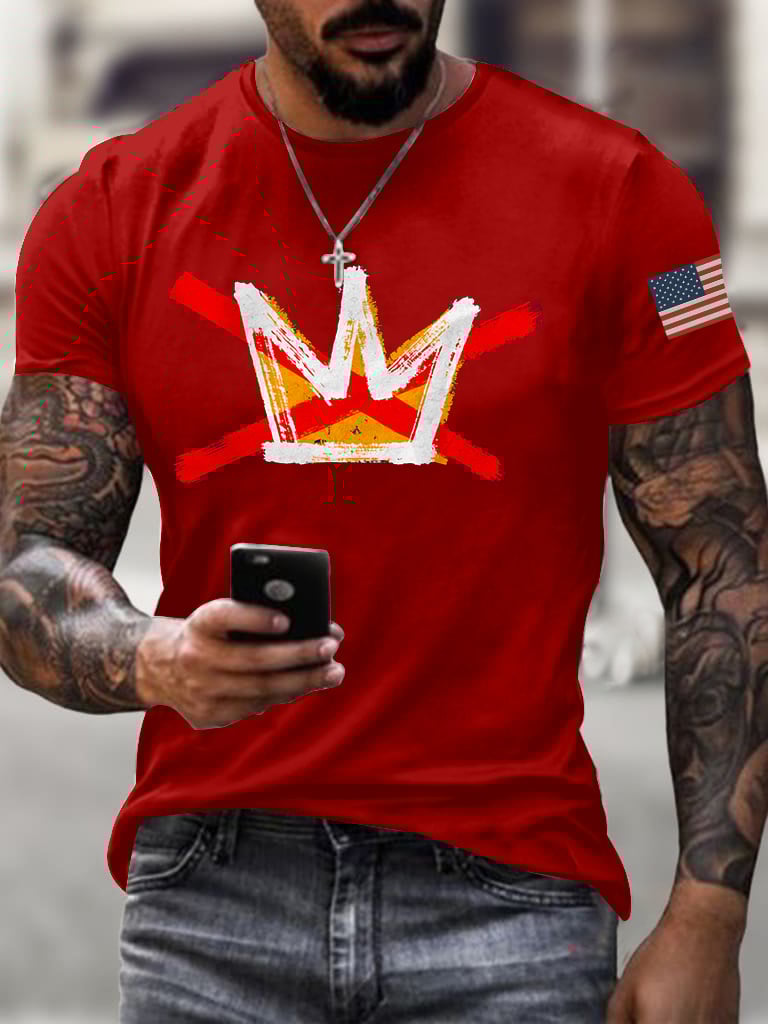 Men's Casual Reject King T-Shirt