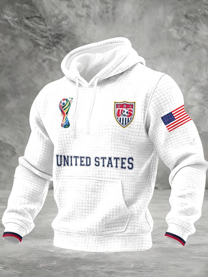 Men's USA Soccer Supporter Print Hoodie