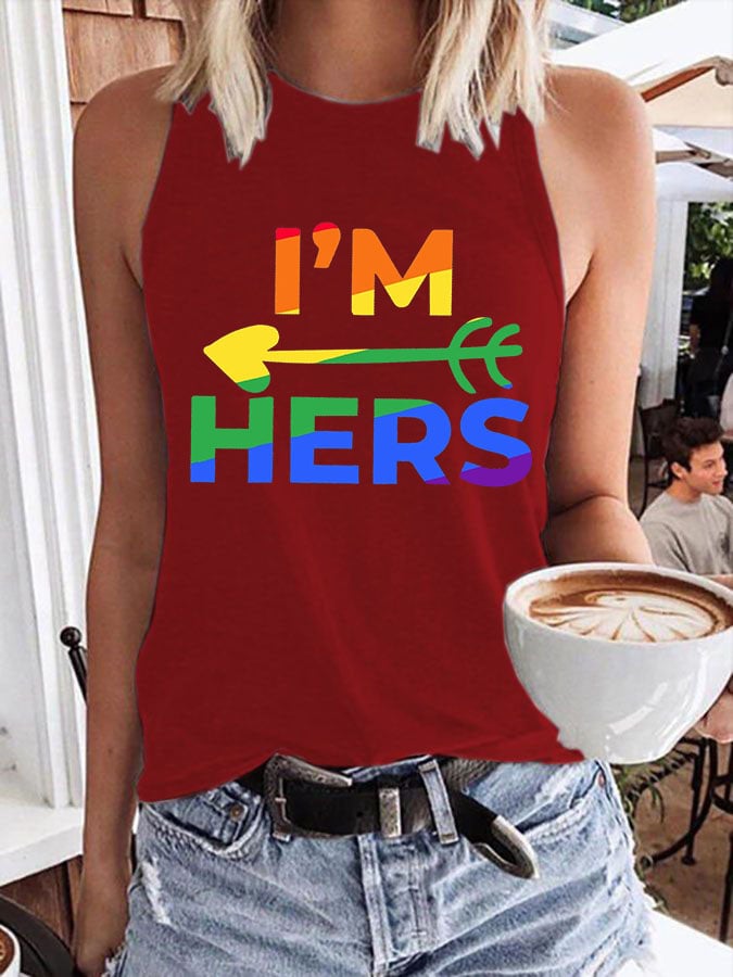 Women's I'm Hers Print Tank Top