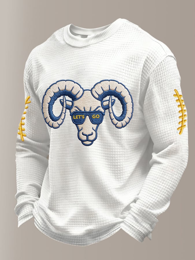 Men's Football Printed Casual Top