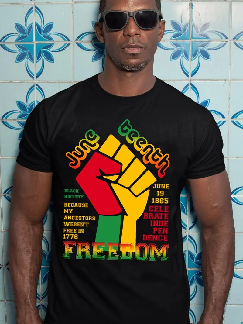 Men's Juneteenth Black Freedom 1865 T-Shirt