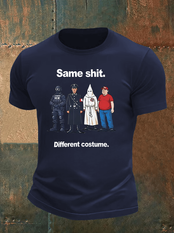 Men's Different costume Print T-Shirt