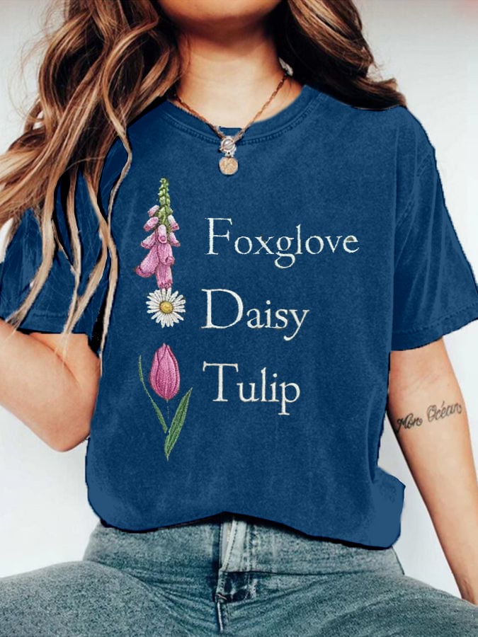 Women's Floral FDT Print T-Shirt