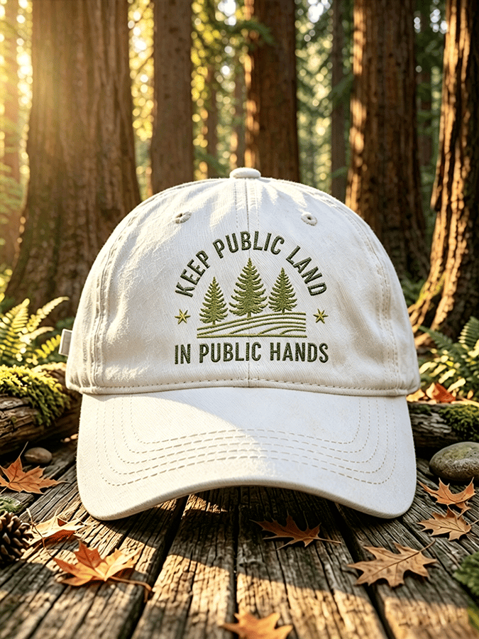 Unisex RESIST SAVE OUR PARKS Washed Retro Baseball Cap