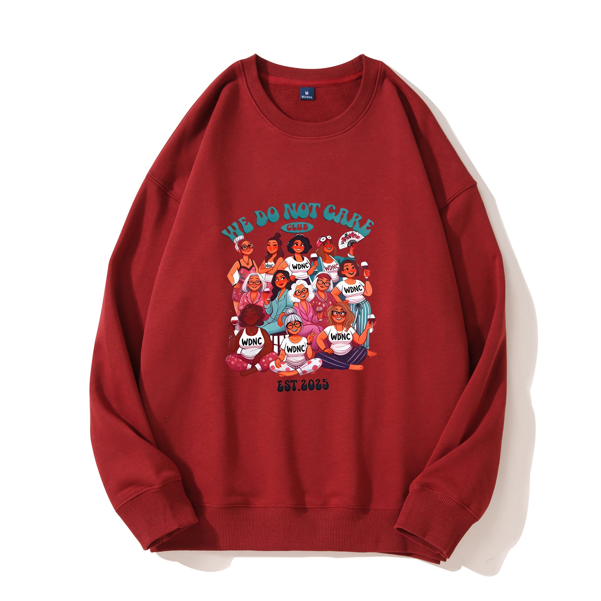 Women's Retro Fun We Don't Care About Menopause/Perimenopause Printed Sweatshirt