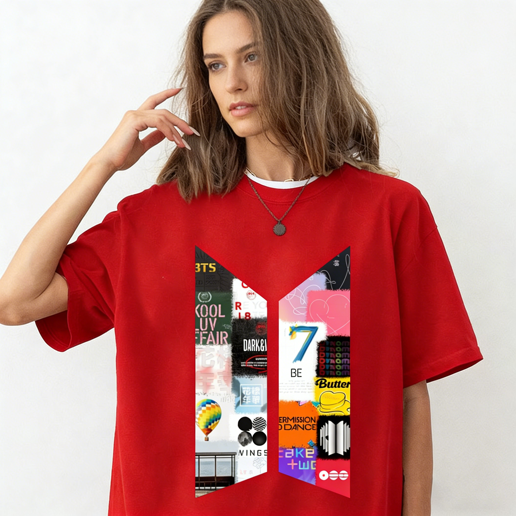 Women's BTS album logo T-shirt