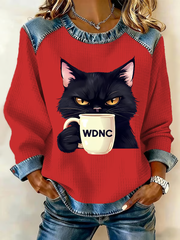 Women's Retro Funny Proud Member Of Club We Do Not Care Menopause Perimenopause Print Sweatshirt